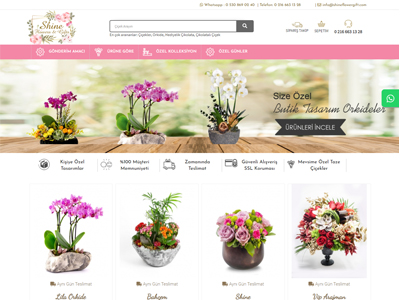 Ana sayfa vitrin örneği